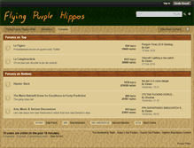 Tablet Screenshot of flyingpurplehippos.org